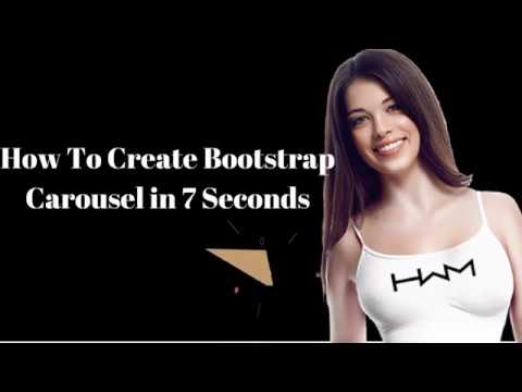Create a Bootstrap Carousel(slider)