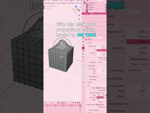 Everything you need to know about proportional editing in Blender! 😆