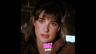 Evolução de Demi Moore (1982-2019) #shorts