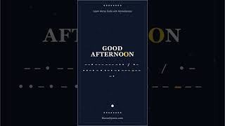 Morse Code for GOOD AFTERNOON – Learn How to Say Good Afternoon in Morse (Beginner Friendly)