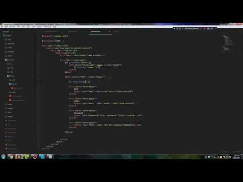 Laravel 5.7 CRUD Simple User Account Tutorial