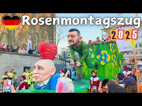 🇩🇪 Cologne Rose Monday Parade 2025 | Köln Rosenmontagszug [4k 60fps HDR]