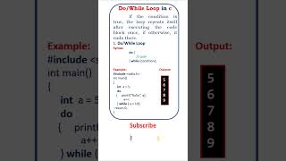 do while loop in c@ensolutions5210  #en #continue #continuestatement #dowhileloop