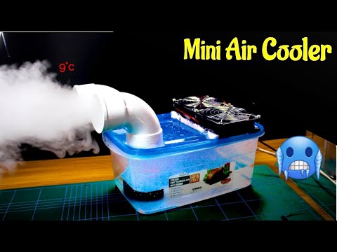 Mini Ac | How To Make a 100% Working Mini Air Cooler