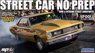STREET CARS TAKE ON BACKSIDE NO PREP RACING!!! ALWAYS FOR LOGAN BACKSIDE BRAWL 2025 AT BRAINERD