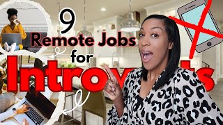9 Remote Jobs for Introverts (No Calls, No Stress) #remotejobsforintroverts #workfromhomejobs