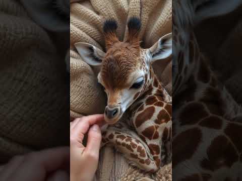 Sweet Baby Giraffe Melts Hearts! 🦒😍