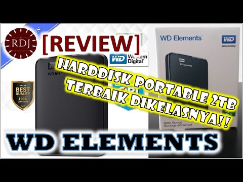 [REVIEW JUJUR] WD ELEMENT ELEMENTS 2TB HITAM - HD HDD HARDISK EKSTERNAL EXTERNAL 2.5" PORTABLE