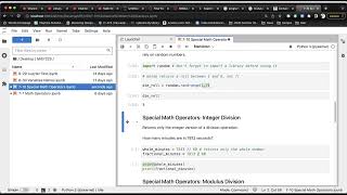 Special Math Operators