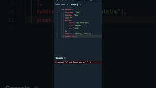 JavaScript Objects in 60 Seconds! 🔥#shorts #short #coding #programmingfun