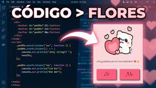 Your crush WON'T be able to say NO with this code! (HTML, CSS and JS) 😱💘