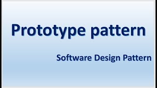 Prototype pattern - Software Design Pattern | Using Lambda Expression