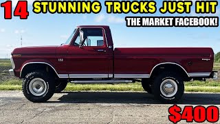 Just Arrived: 14 Cool Classic Trucks for Sale on Facebook !