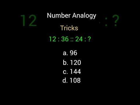 Number Analogy Reasoning Tricks #logicalreasoning #maths #mathstricks