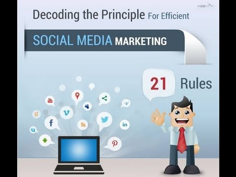Principle Rules for Efficient Social Media Marketing