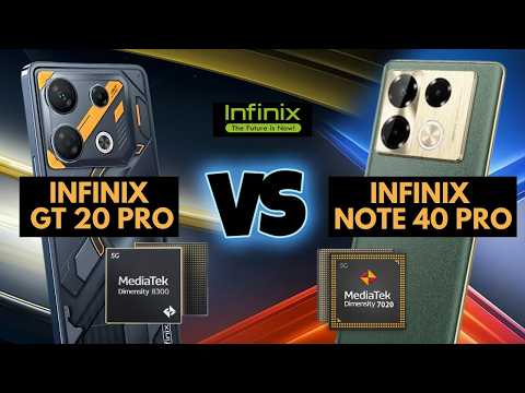 Infinix GT 20 Pro vs Infinix Note 40 Pro: The Ultimate Infinix Showdown! #Infinix #infinixgt20pro