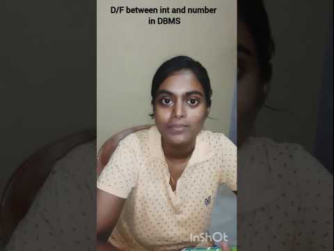 INT vs NUMBER in DBMS – Don't Confuse These! #shorts  #interview