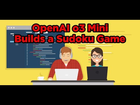 OpenAI 03 Mini builds A C# Sudoku Game