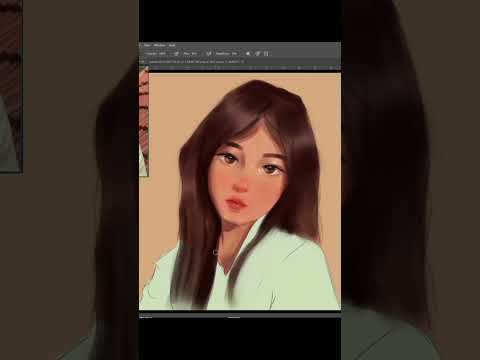 Samdoesart style portrait study  #digitalart #portraitpainting#shorts