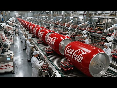 How It's Made inside CoCa Cola Factory  | An incredible automated production process