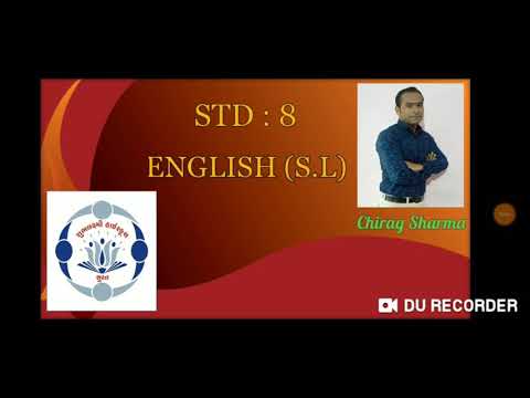 STD : 8 // ENGLISH // UNIT : 3 // WHAT WERE YOU DOING?... (PART - 2)
