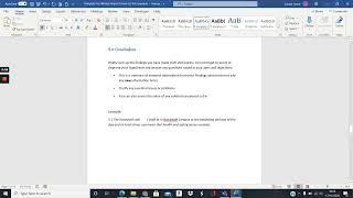 Making a Content Table