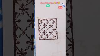 How to draw flower check Box design by Henna✍️❤️🤗 Beautifulflowers Checkbox design🌼/mehendishorts💞🤗🙏