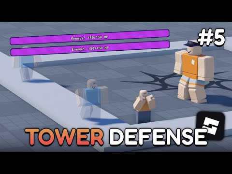 Creating a Tower Defense in Roblox #5 [Dialogue, Boss Health Bars, Hidden Enemies]