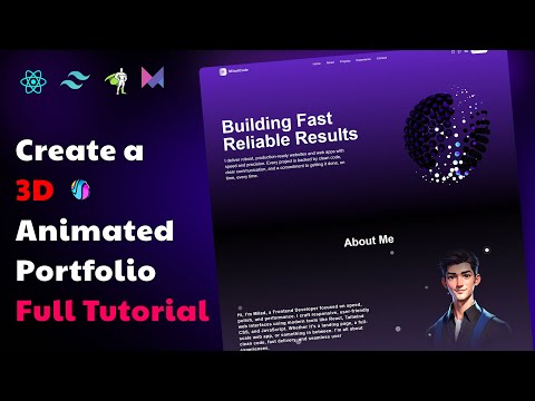 Build a Modern 3D Developer Portfolio with React, Tailwind CSS, GSAP & Spline (Full Tutorial)