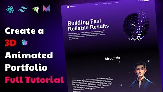 Build a Modern 3D Developer Portfolio with React, Tailwind CSS, GSAP & Spline (Full Tutorial)
