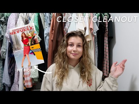COMPLETE CLOSET CLEAN OUT (I have a shopping problem)