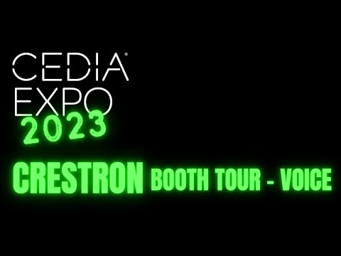 Crestron Booth Tour at CEDIA Expo