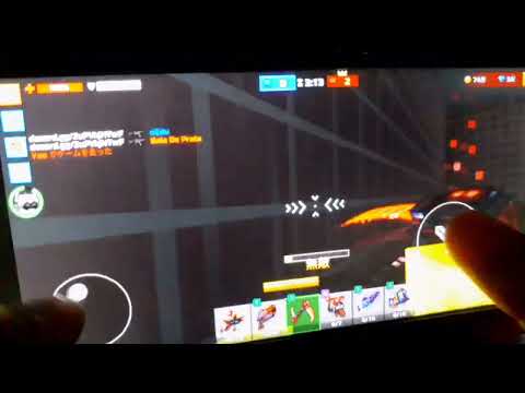 (ピクセルガン3D)①チーターによるコモン武器で大量キル編😱💦