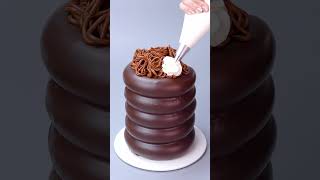 #shorts Creative Chocolate Molds Using Balloons, Satisfying Video Top Cake #cake #satisfyingcake