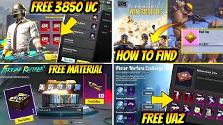 GET FREE 3800 UC IN BGMI | HOW TO FIND VAULT KEY IN BGMI | FREE MATERIAL IN BGMI | FREE UAZ | FRE UC