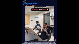 When your manager is on leave #pushpendratech #techinnovation #gamedevelopment #corporate