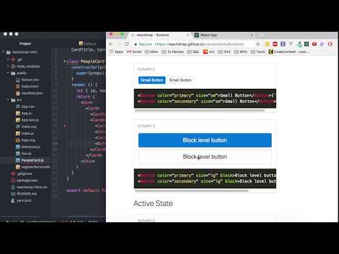 Reactstrap - 06 - Buttons and onClick