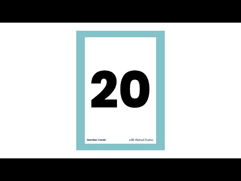 Counting by 1 to 20 Using Number Cards