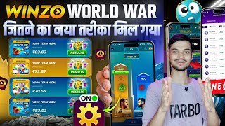 AVG SCORE aur player Dhakho bas Winzo World War Trick Today | Winzo World War Trick 2025 | 😍