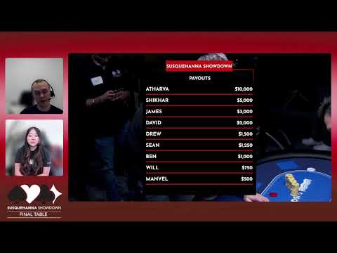 Susquehanna Showdown Final Table