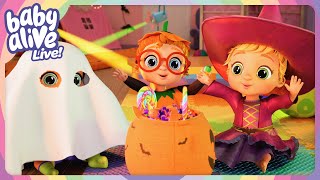 LIVE! The Babies And Charlie's Spooky Season 🎃 BRAND NEW Halloween Episode 🔴 Baby Alive Season 4