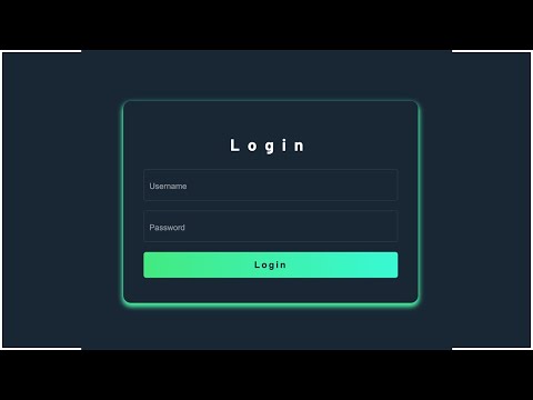 Creating an Eye-Catching and Responsive Login Page: HTML & Pure CSS Tutorial