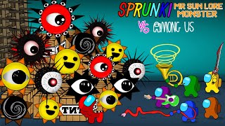 어몽어스Among Us VS Sprunki Mr.Sun Lore Monster | Peanut Among Us Animation61