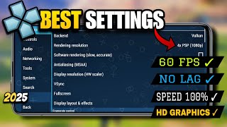 Best PPSSPP Settings For Android | 2025 Edition