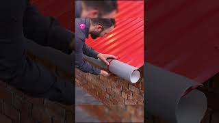DIY Gutter Hack for Perfect Rainwater Drainage! #shorts