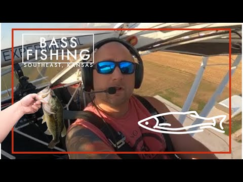 Kitfox Flight to Bass Fish in Southeast Kansas