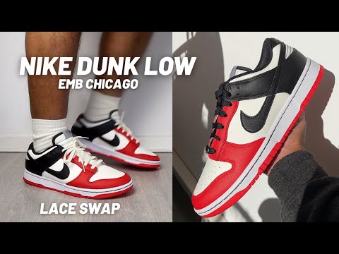 Nike Dunk Low x NBA EMB Chicago 75th Anniversary | review & on feet
