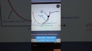 GRADIENT DESCENT ALGORITHM IN 15s
