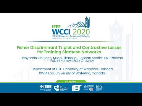 Fisher Discriminant Triplet and Contrastive Losses for Training Siamese Networks - IJCNN 2020