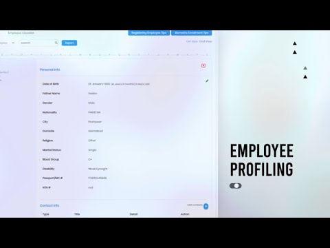 Empleado - Employee Profiling - Cloud Based HR Software